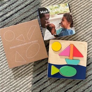 Lovevery Double-Sided Puzzle & Making muffins book (both brand new!)